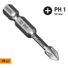 Бита torsion Ph1-50 E6.3, 10 шт бокс STRONG